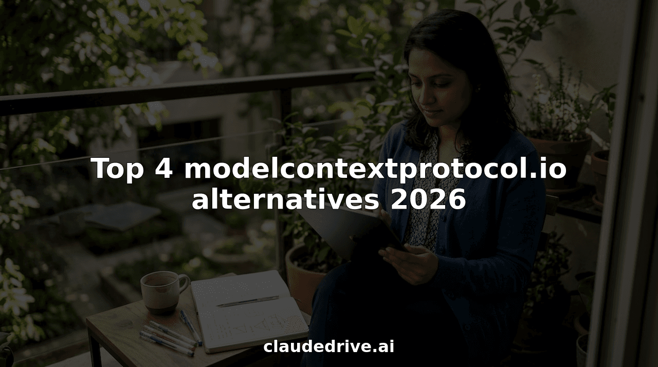 Top 4 modelcontextprotocol.io alternatives 2026